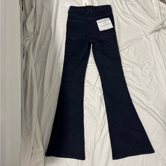 Always Fits Good American Good Legs Flare Dark Wash Jeans 00-4 NWT - Picture 8 of 8